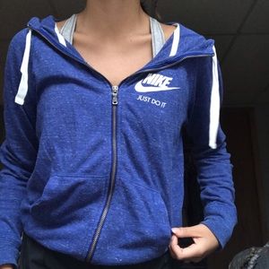 women’s purple nike sweatshirt, size xs